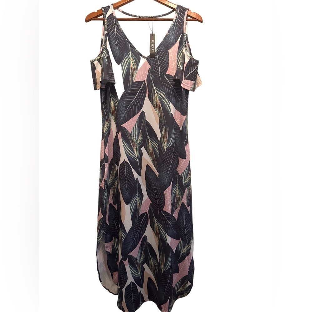 NWT Women’s Floral Print Casual Loose Sundress Size M